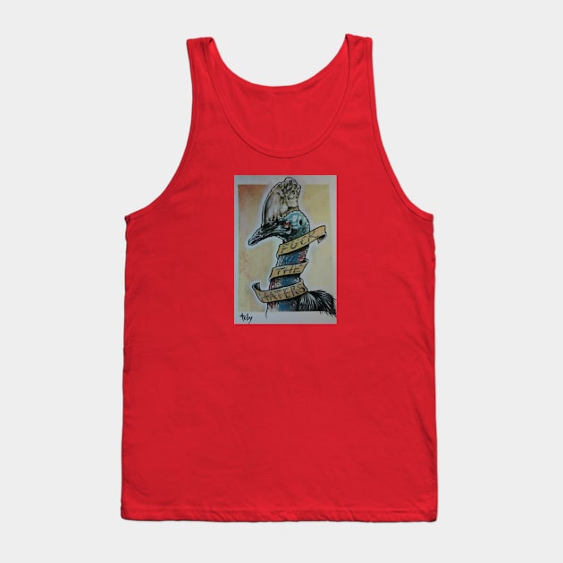 Cassowary Tank Top by Toby Sasquatch